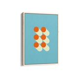 Tangerine Twist Bauhaus Wall Art