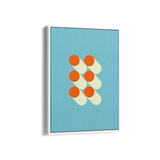 Tangerine Twist Bauhaus Wall Art