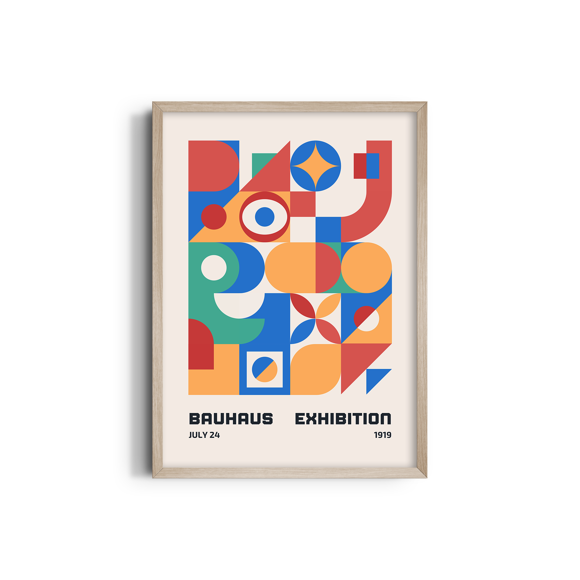 Modernist Mosaic Bauhaus Wall Art