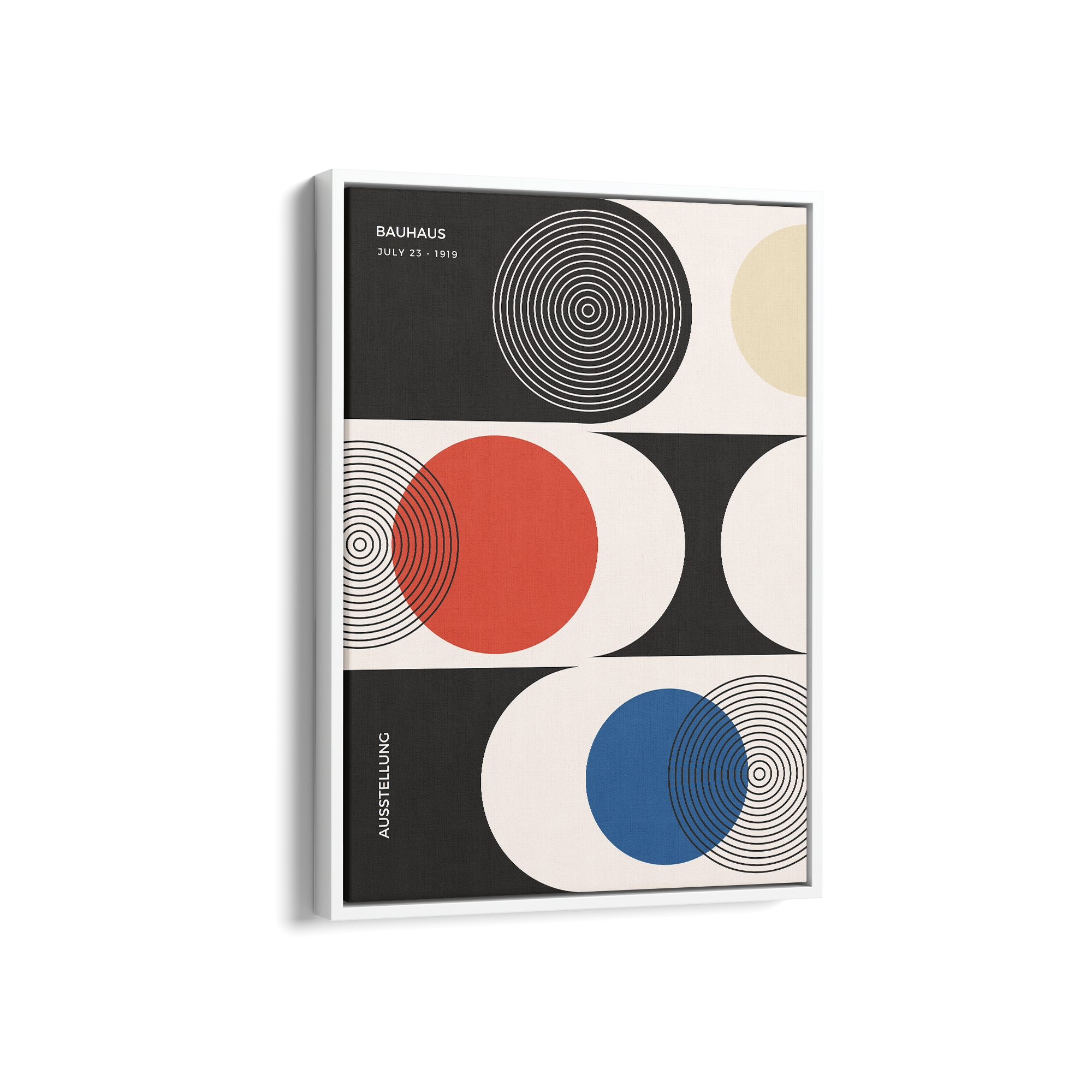 Linear Harmony Bauhaus Wall Art