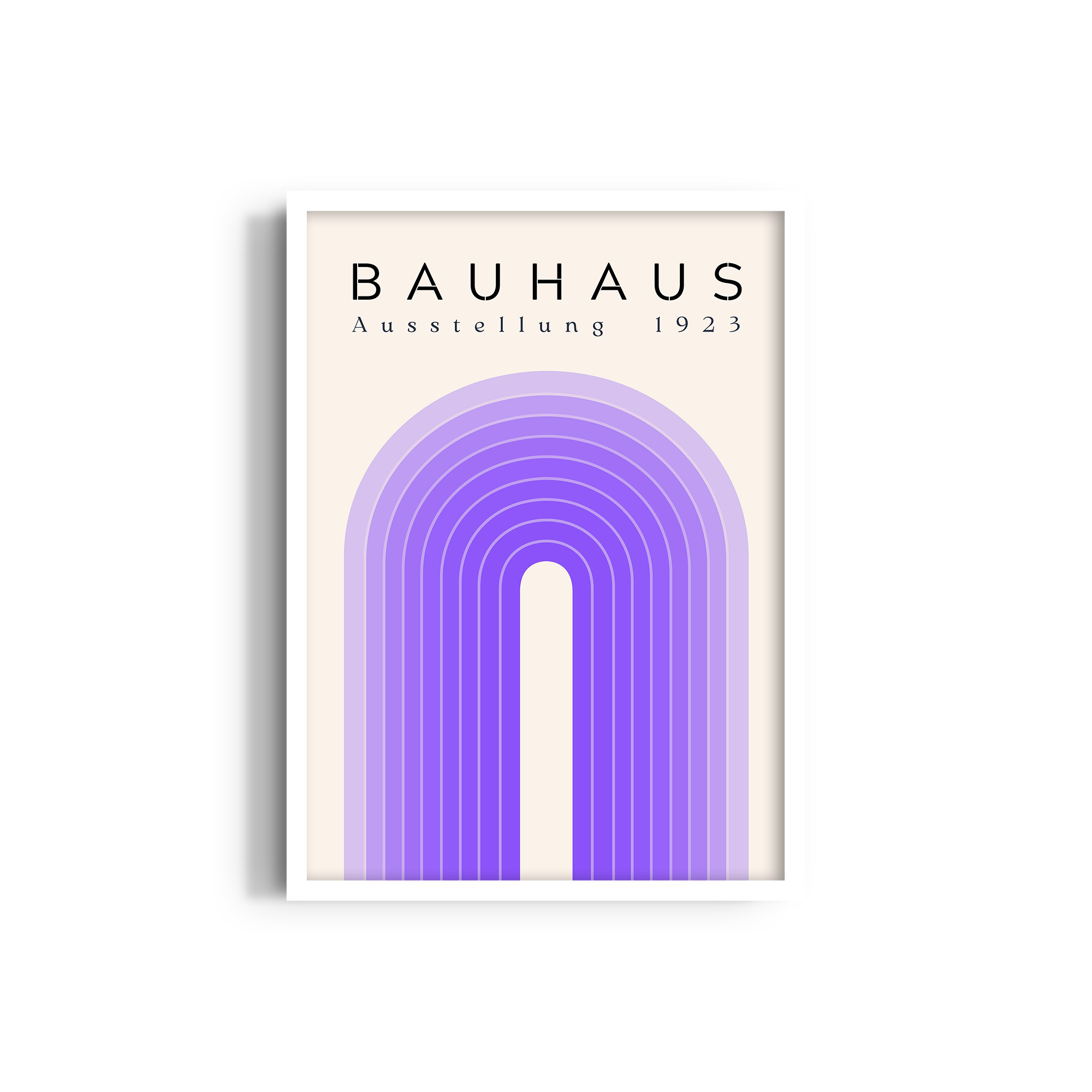 Curve of Harmony Bauhaus Wall Art
