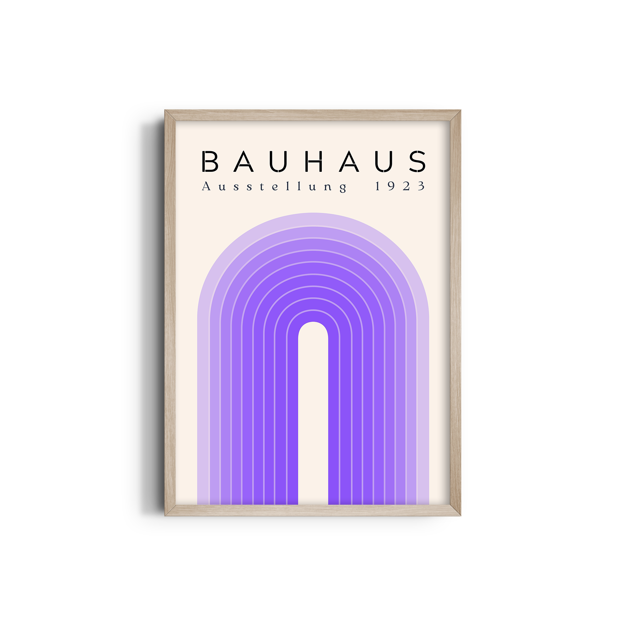 Curve of Harmony Bauhaus Wall Art