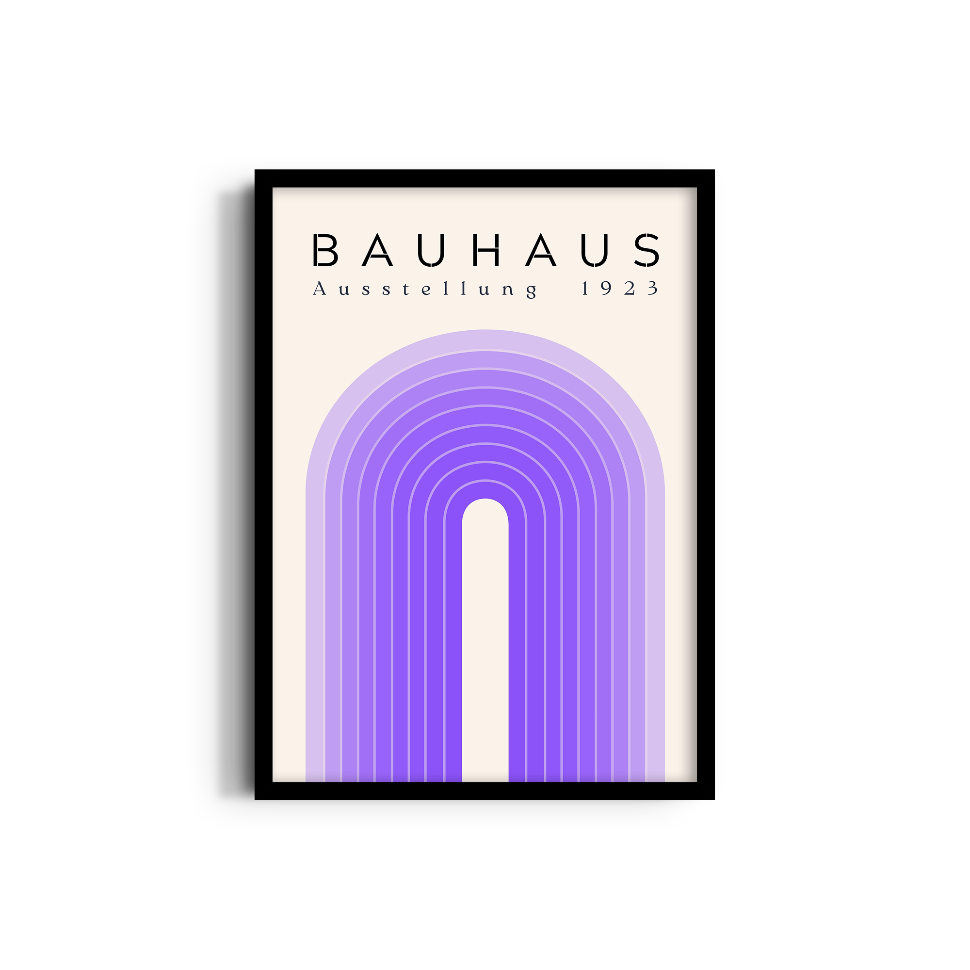 Curve of Harmony Bauhaus Wall Art