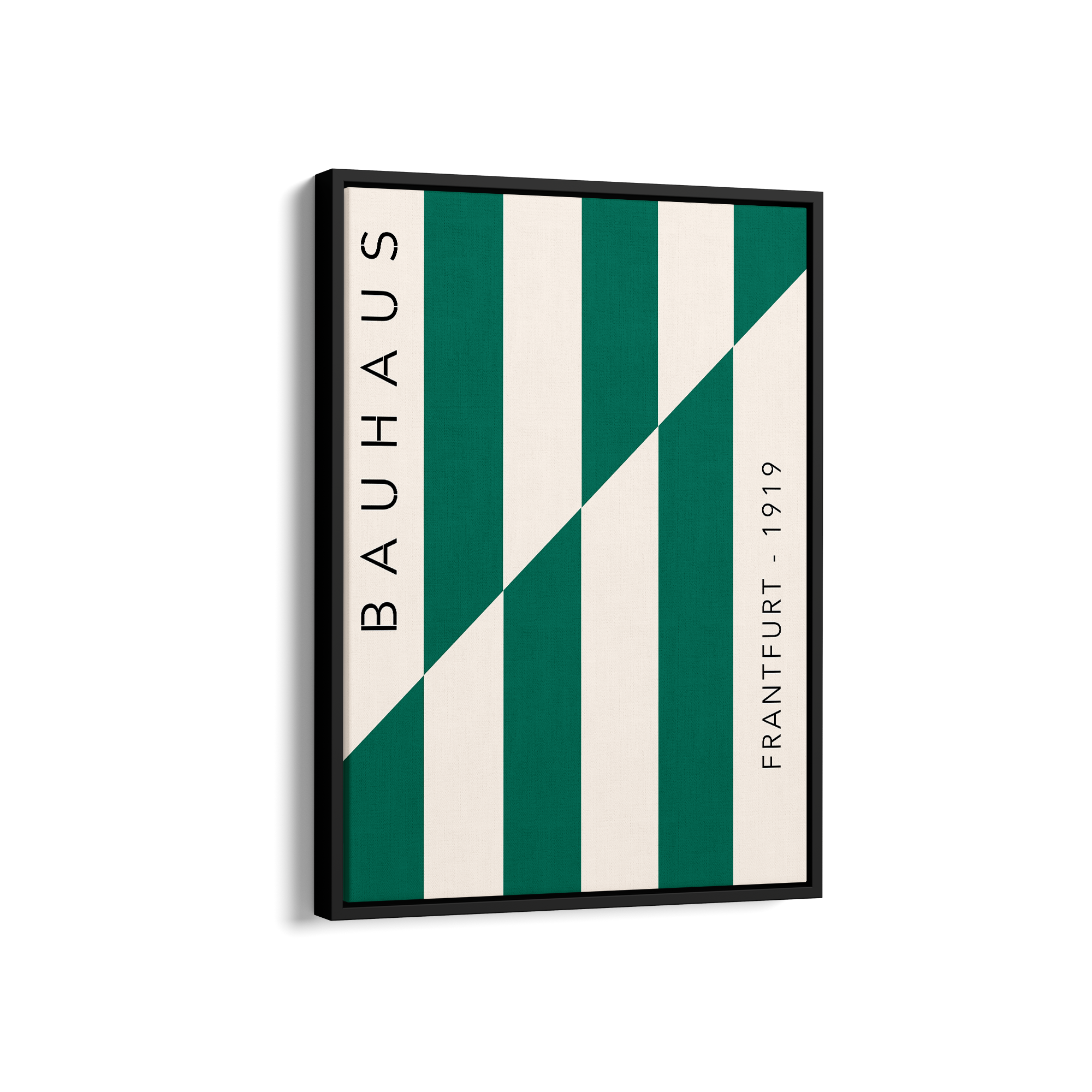 Green Structure Bauhaus Wall Art