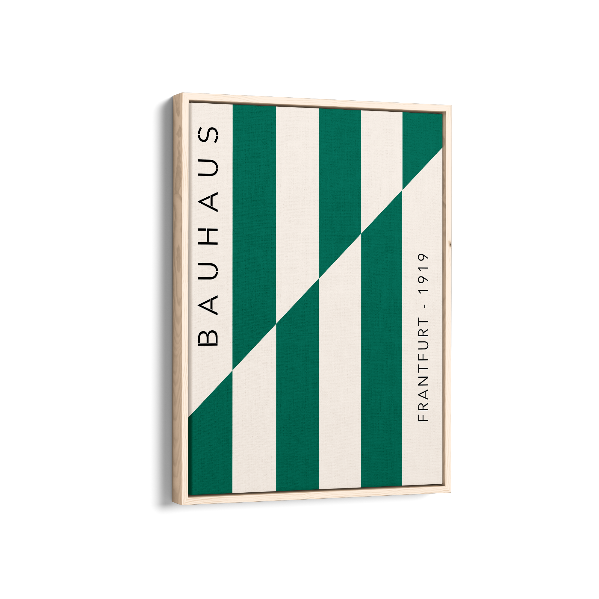 Green Structure Bauhaus Wall Art