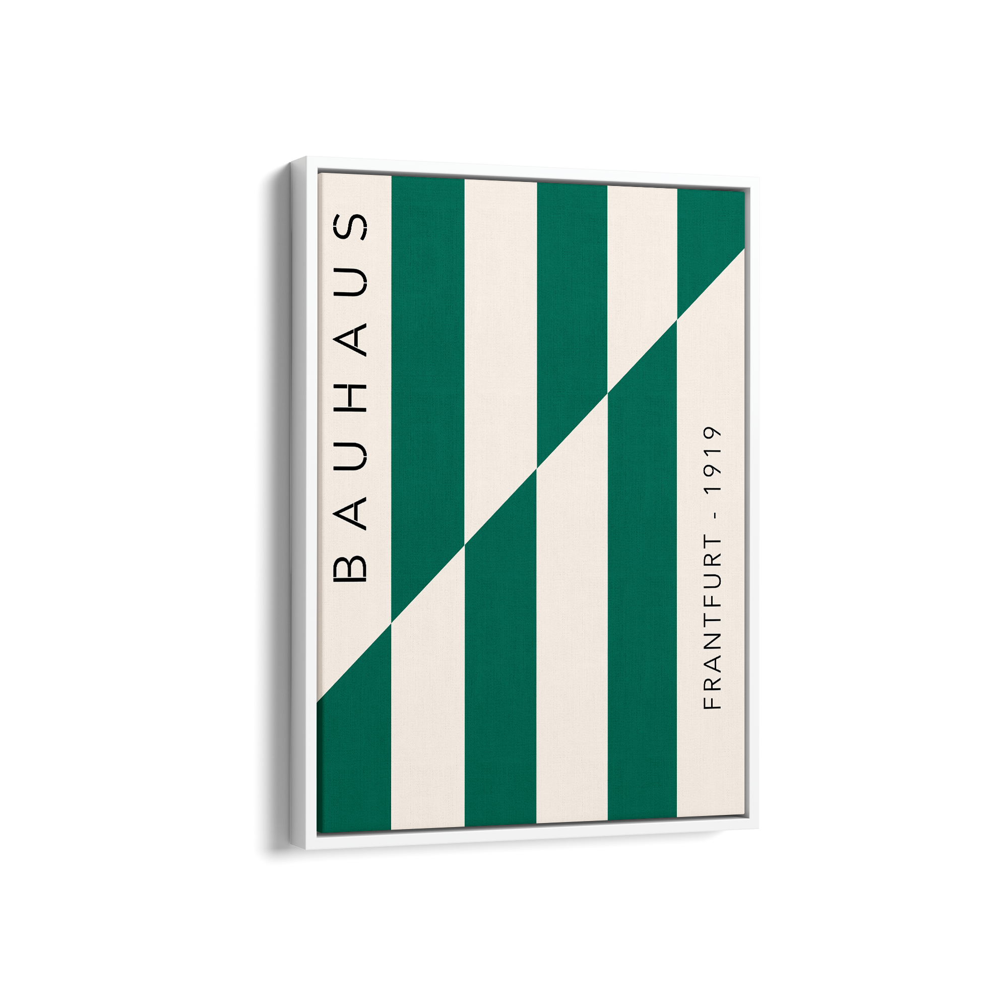 Green Structure Bauhaus Wall Art