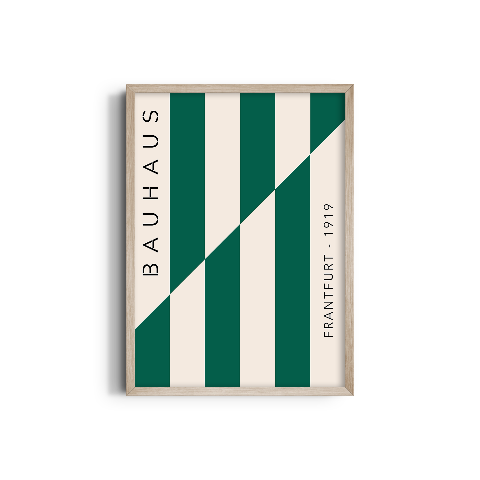 Green Structure Bauhaus Wall Art