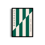 Green Structure Bauhaus Wall Art