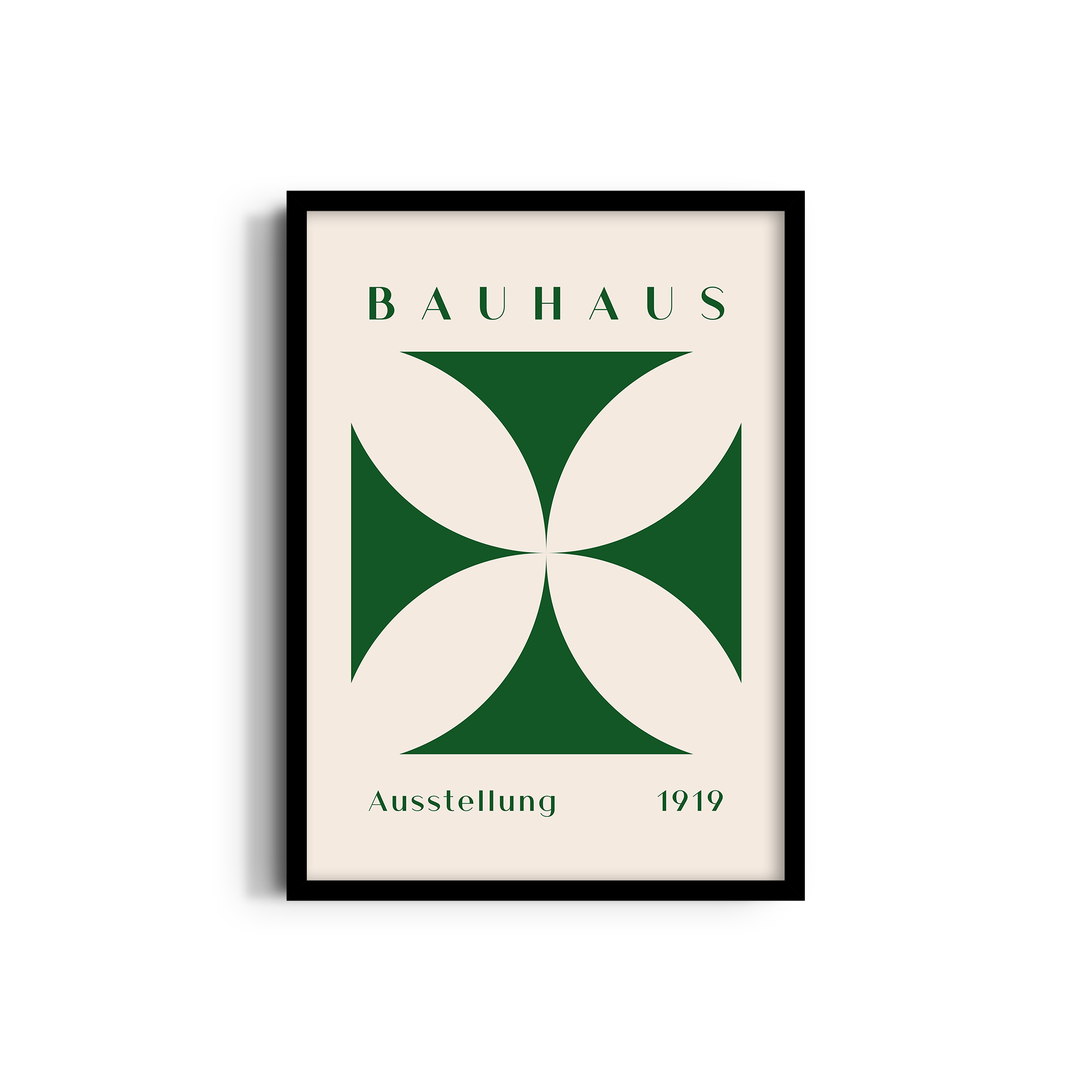 Minimalist Crossroads Bauhaus Wall Art