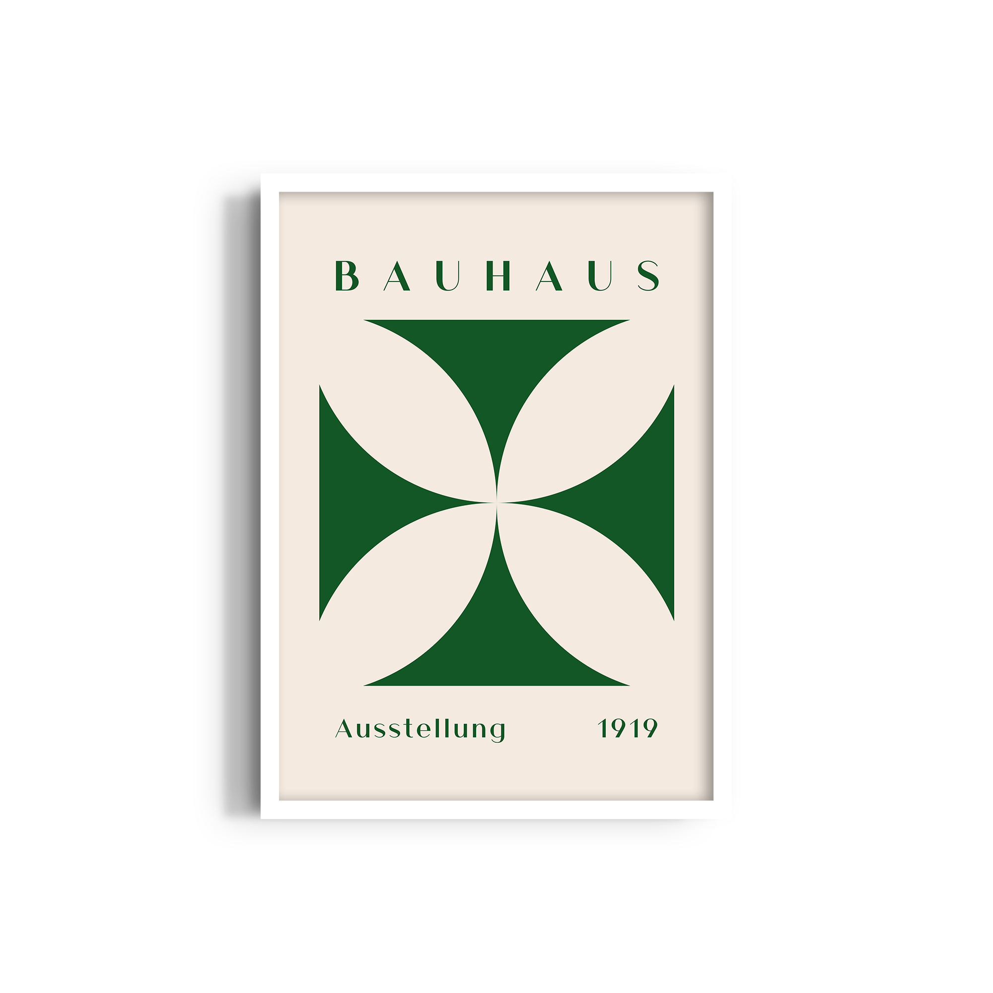 Minimalist Crossroads Bauhaus Wall Art