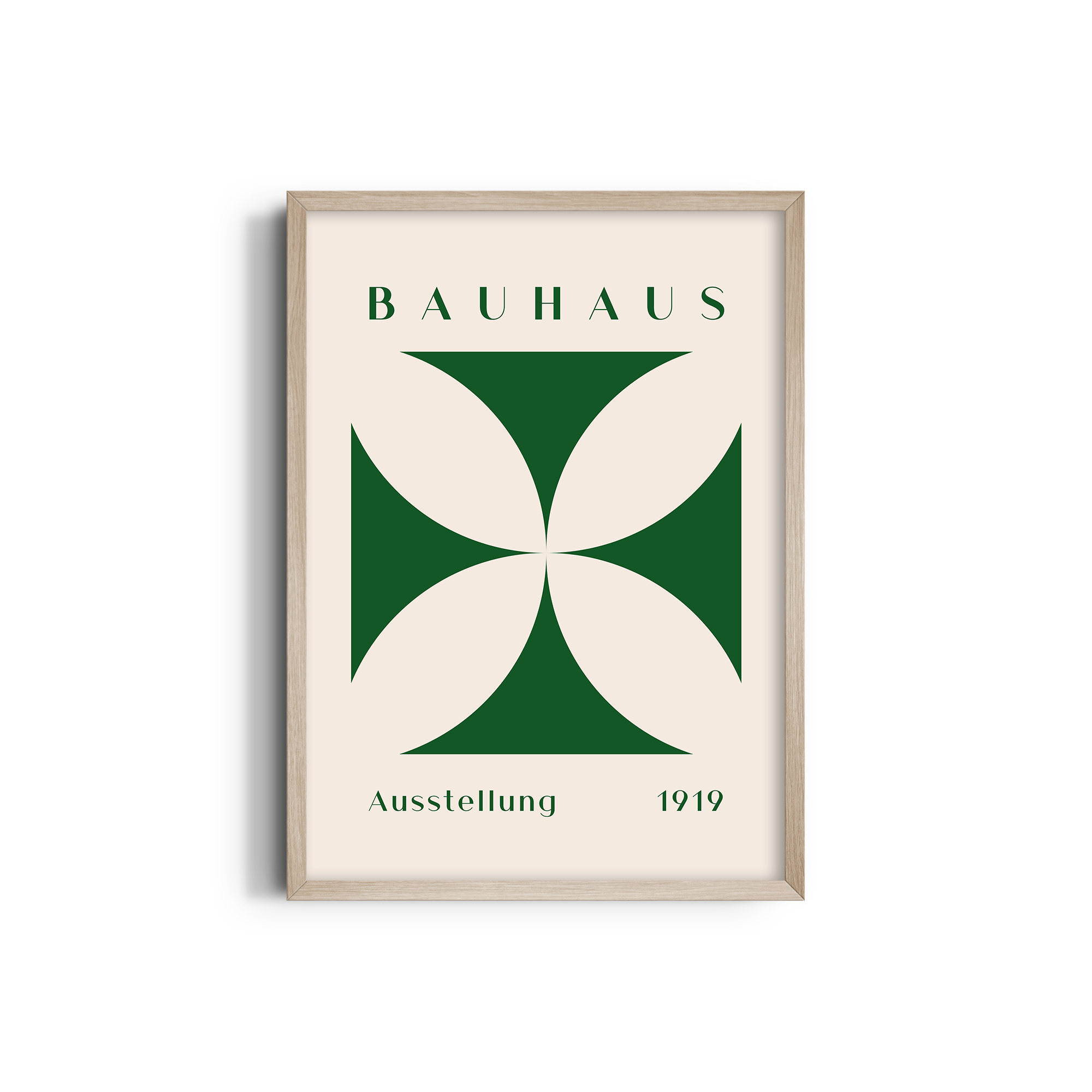 Minimalist Crossroads Bauhaus Wall Art