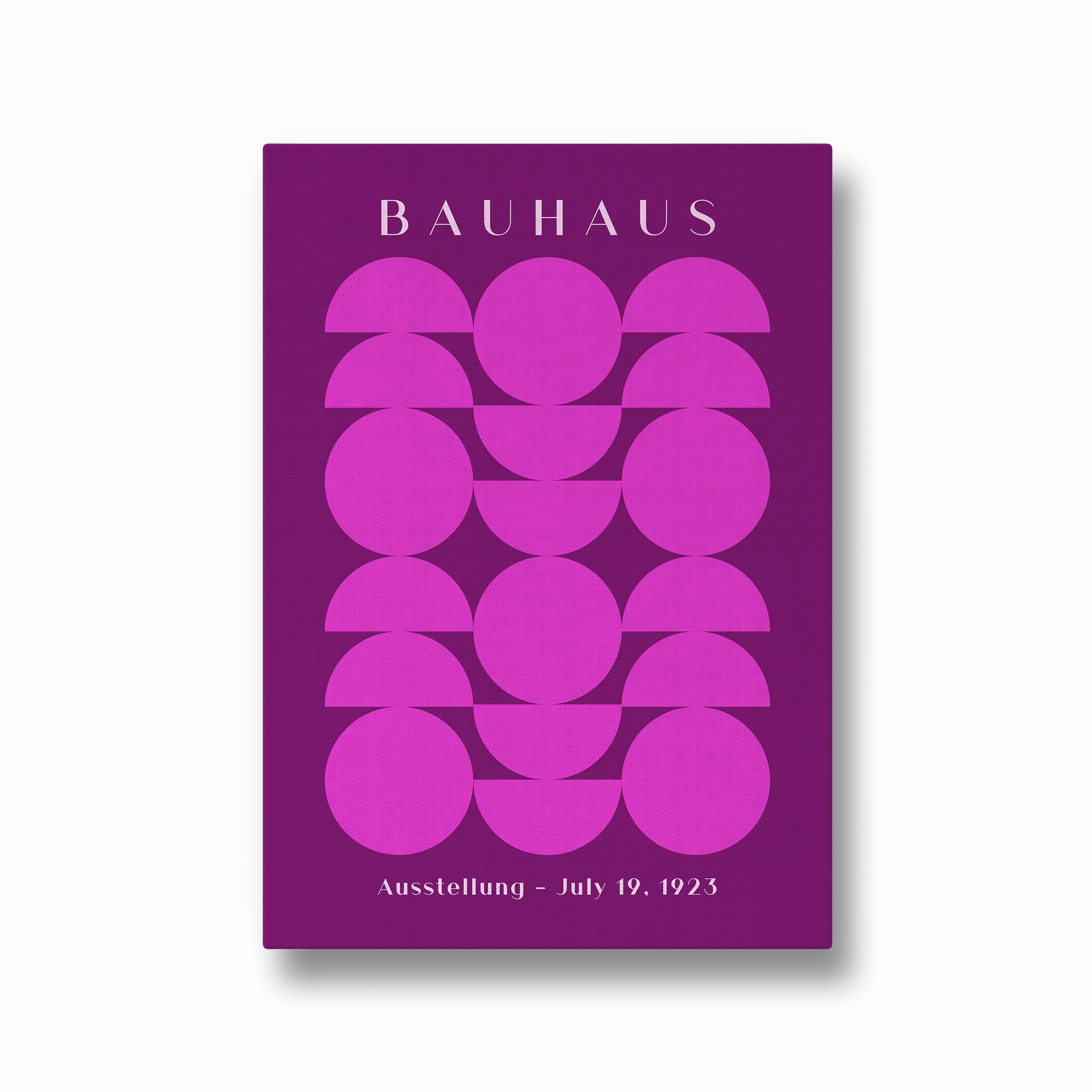 Interlocking Moons Bauhaus Wall Art