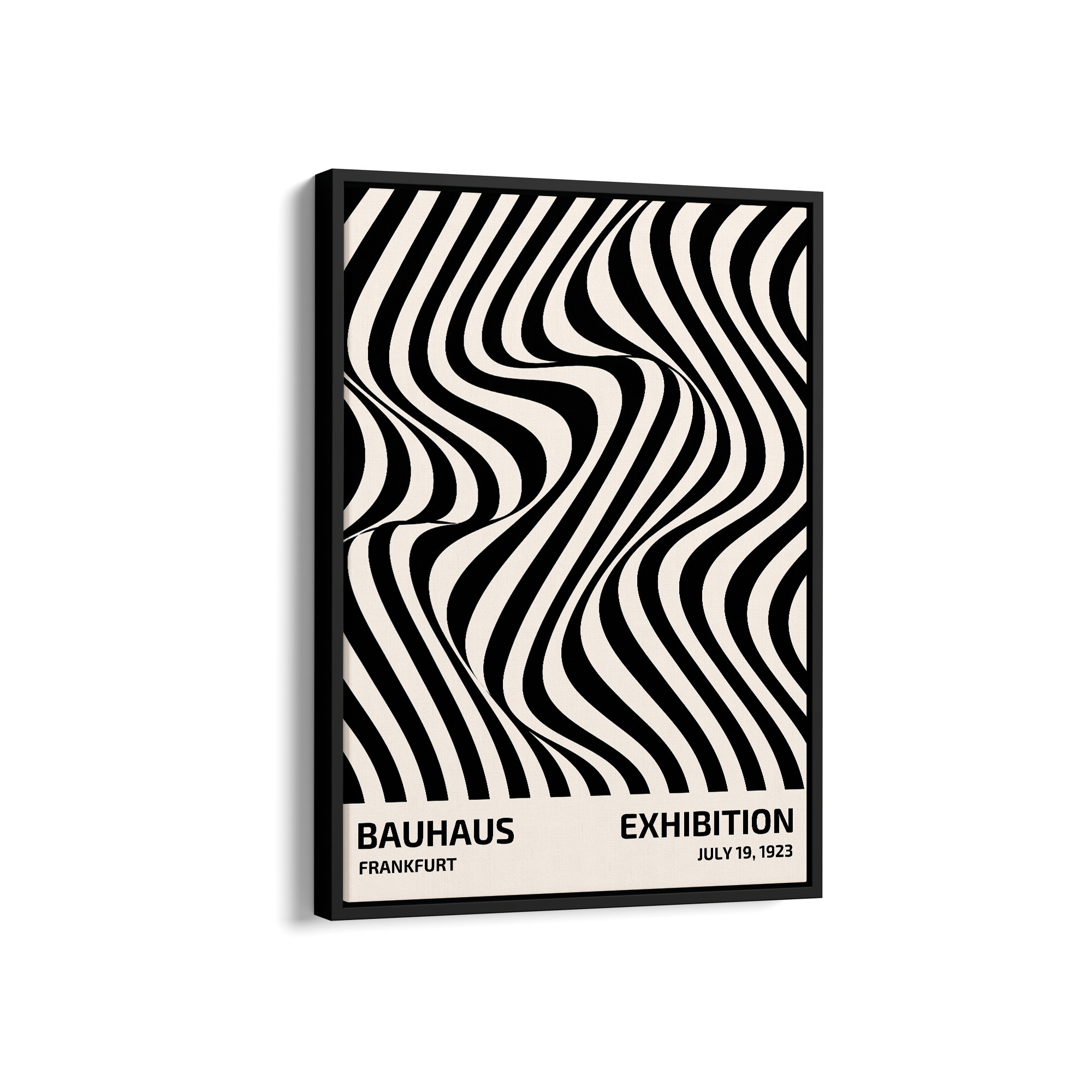 Kinetic Stripes Bauhaus Wall Art