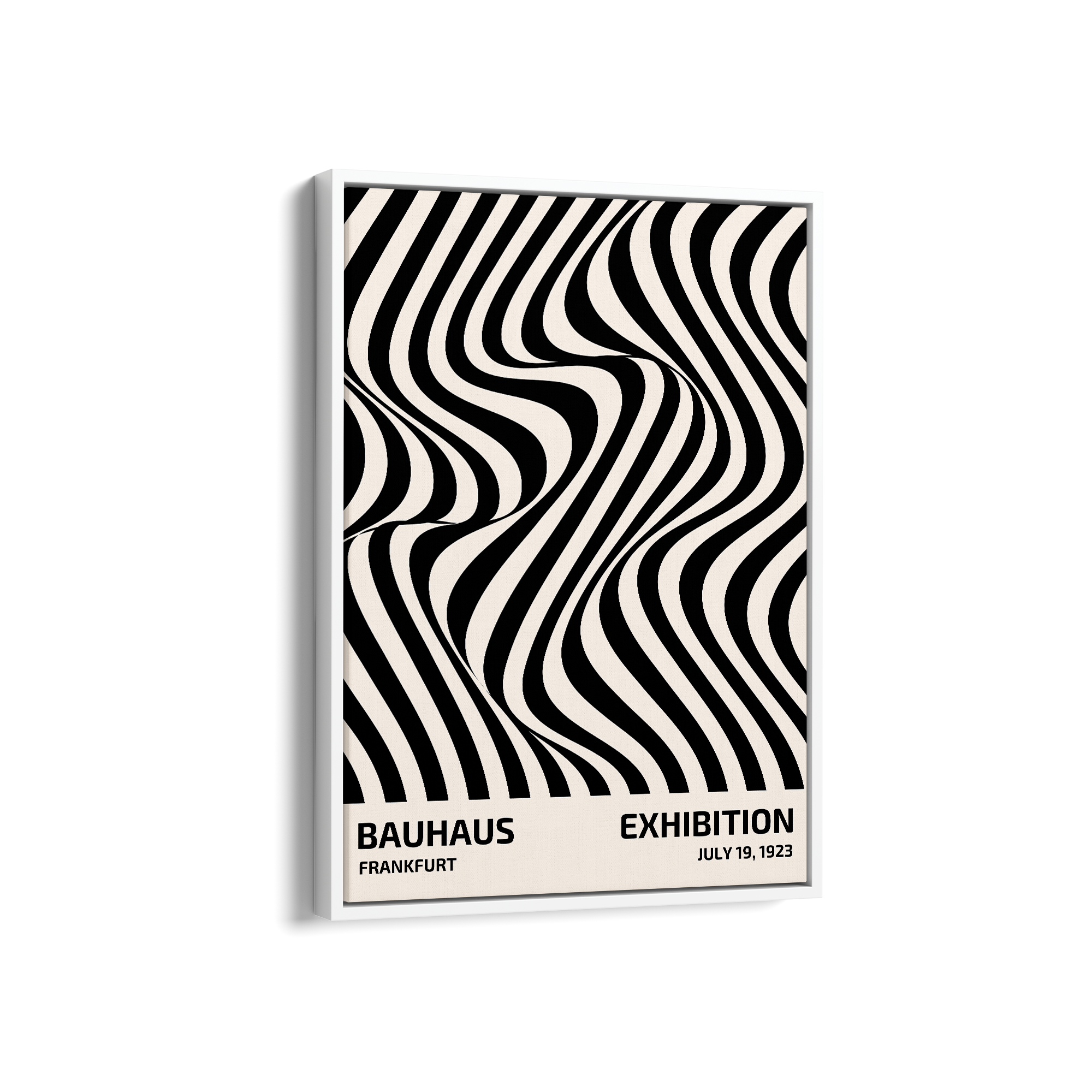 Kinetic Stripes Bauhaus Wall Art