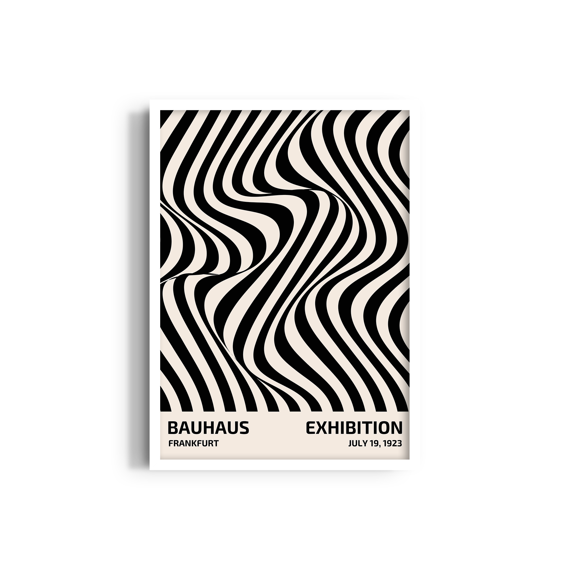 Kinetic Stripes Bauhaus Wall Art