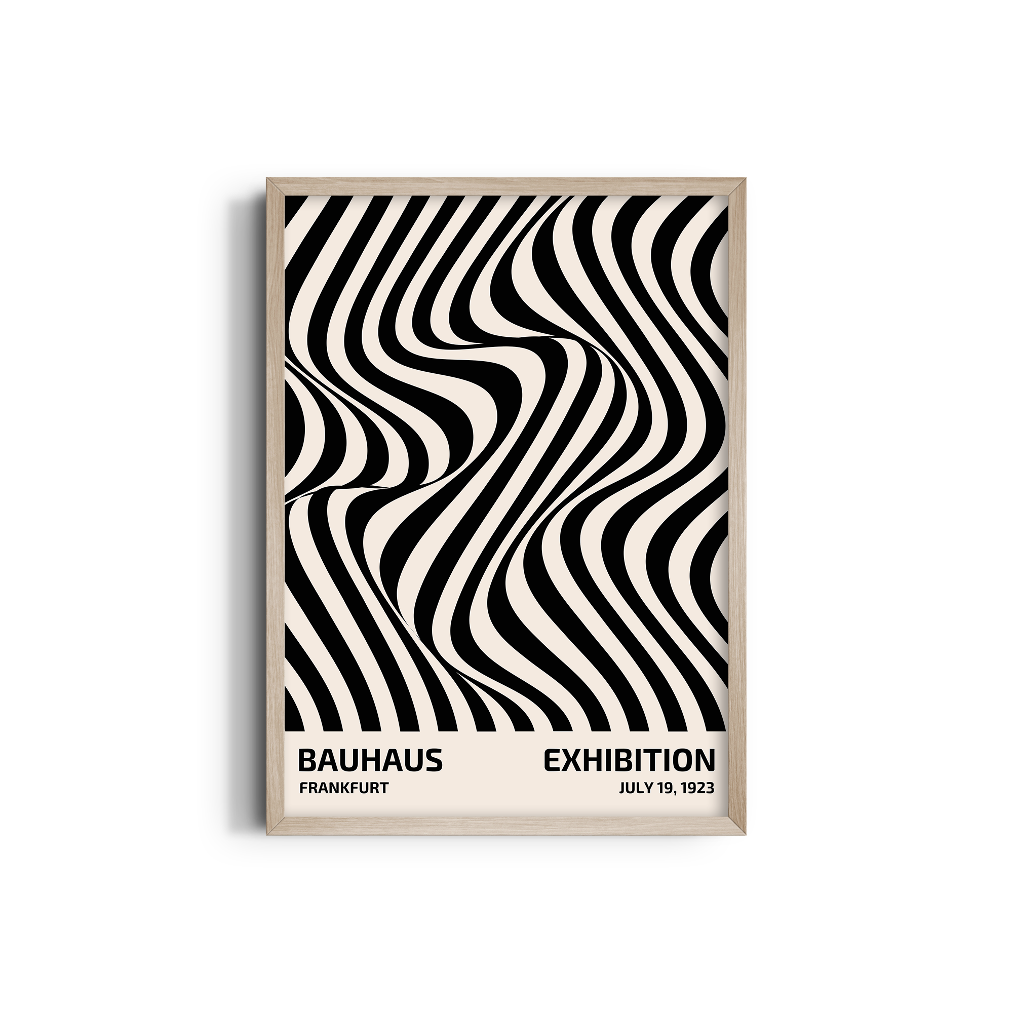 Kinetic Stripes Bauhaus Wall Art