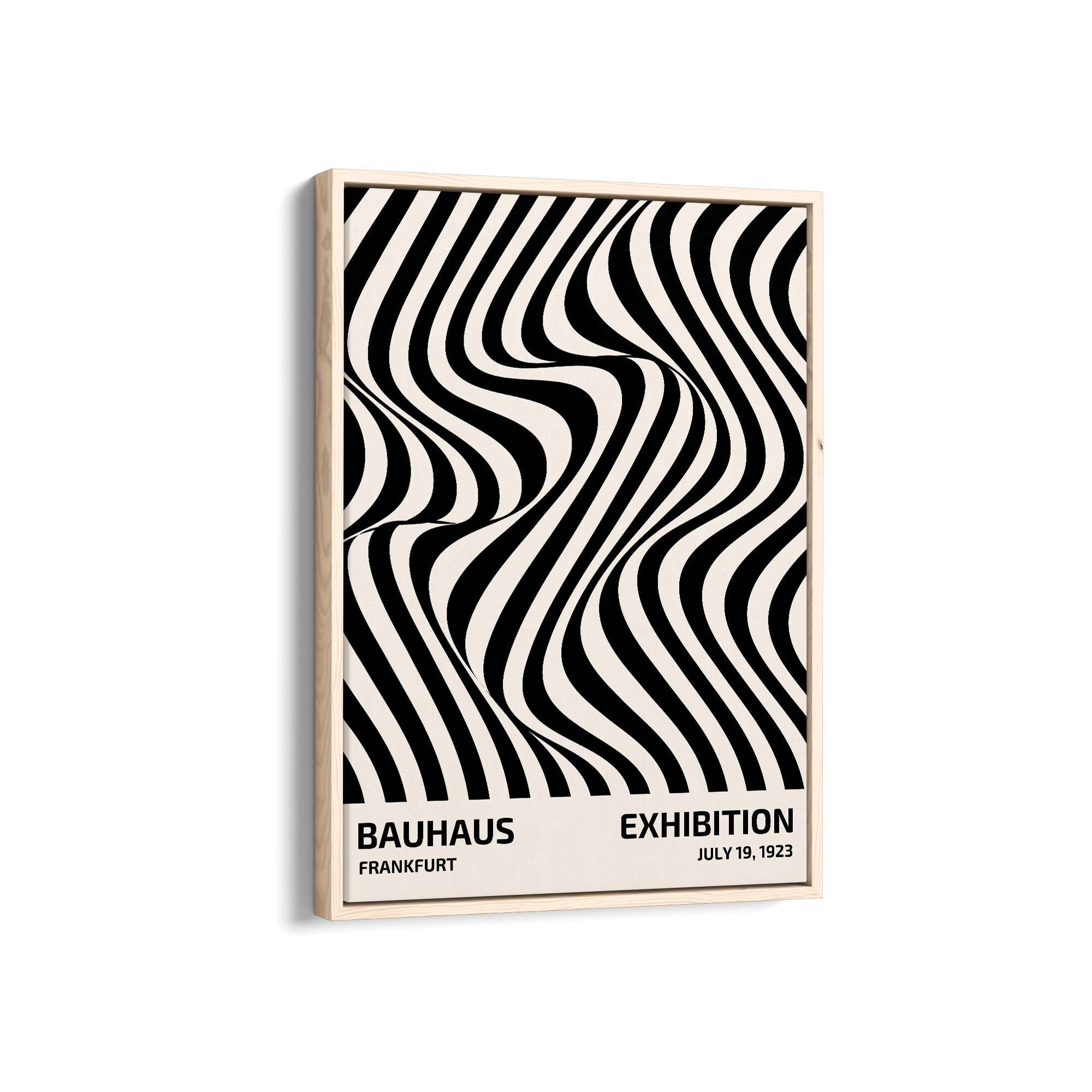 Kinetic Stripes Bauhaus Wall Art