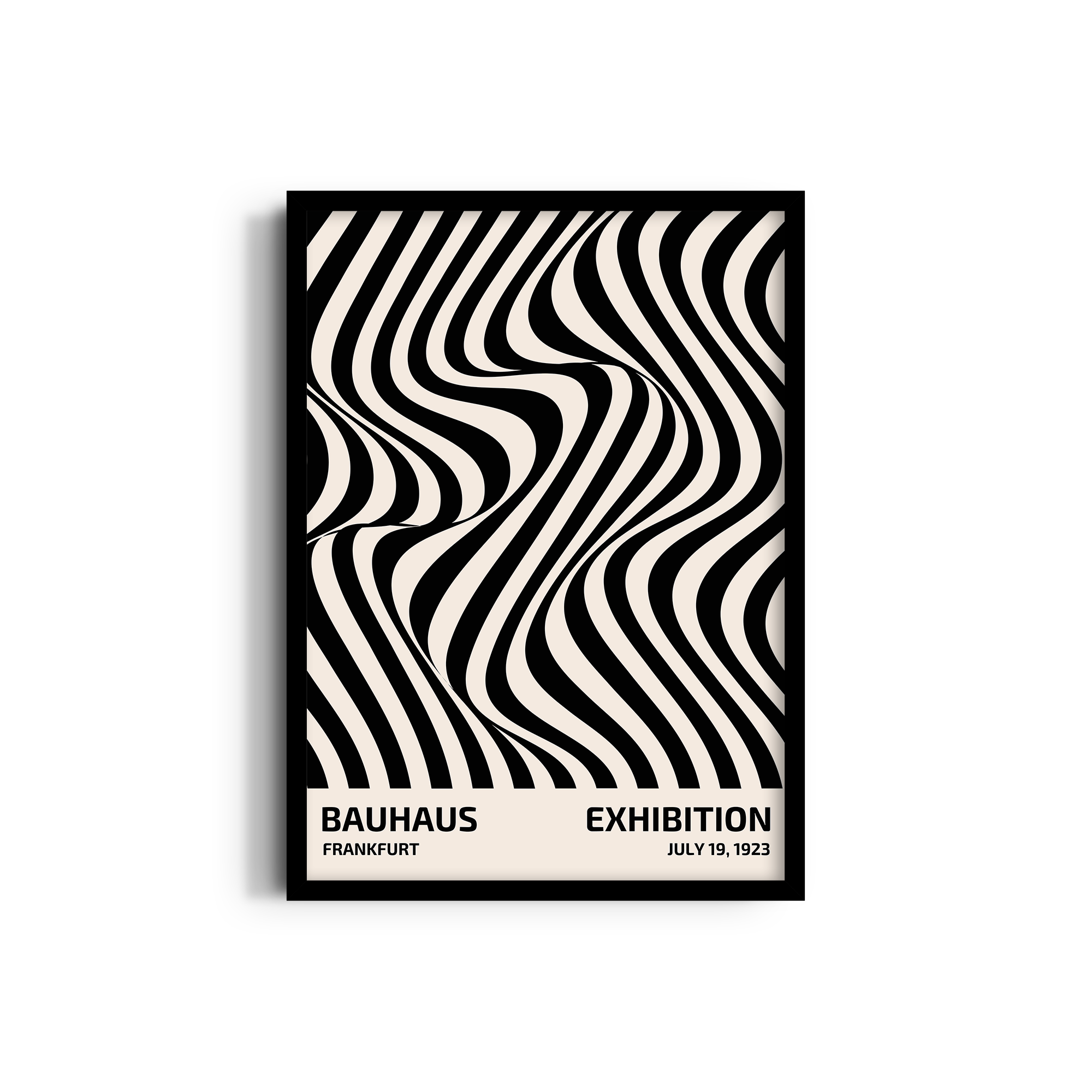 Kinetic Stripes Bauhaus Wall Art