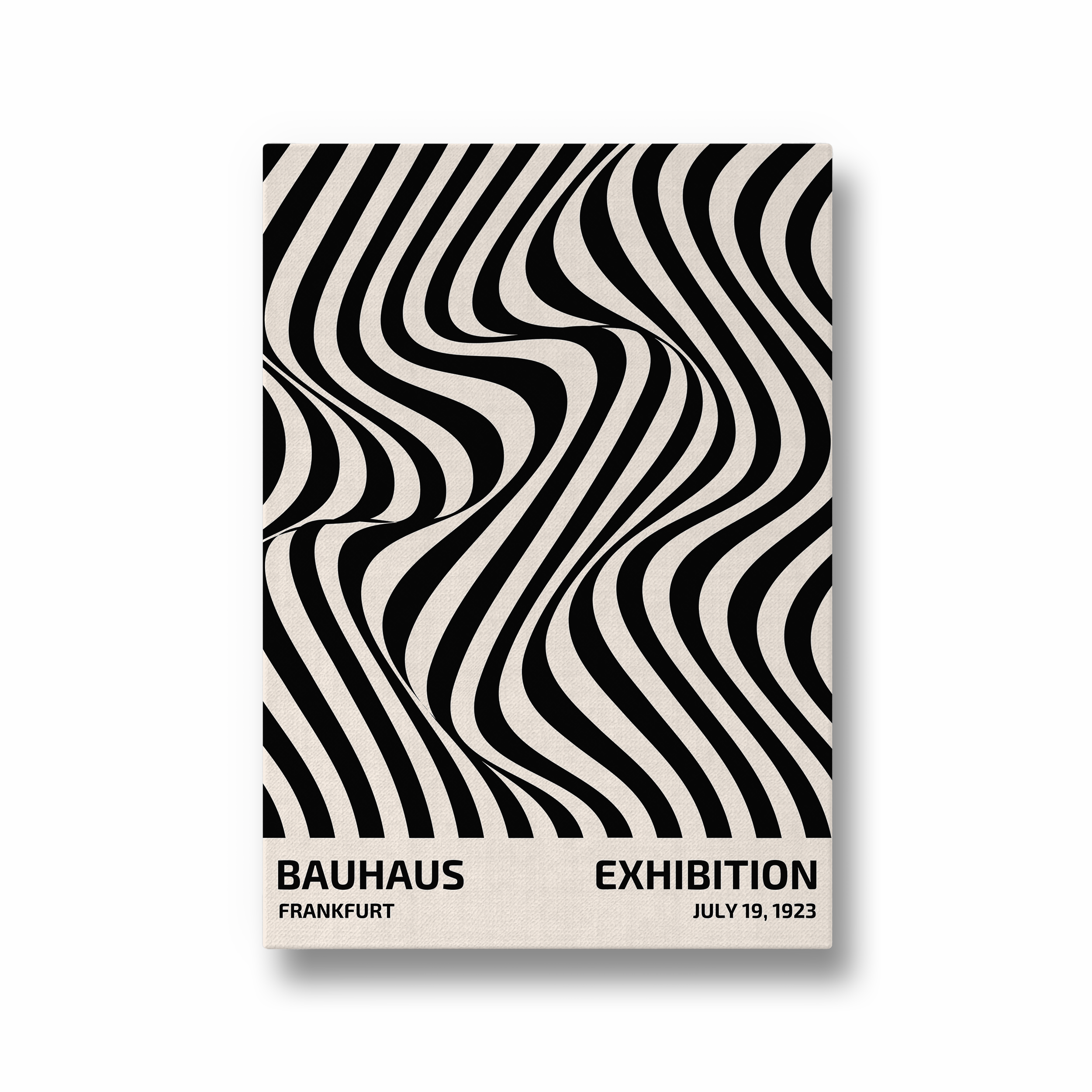 Kinetic Stripes Bauhaus Wall Art
