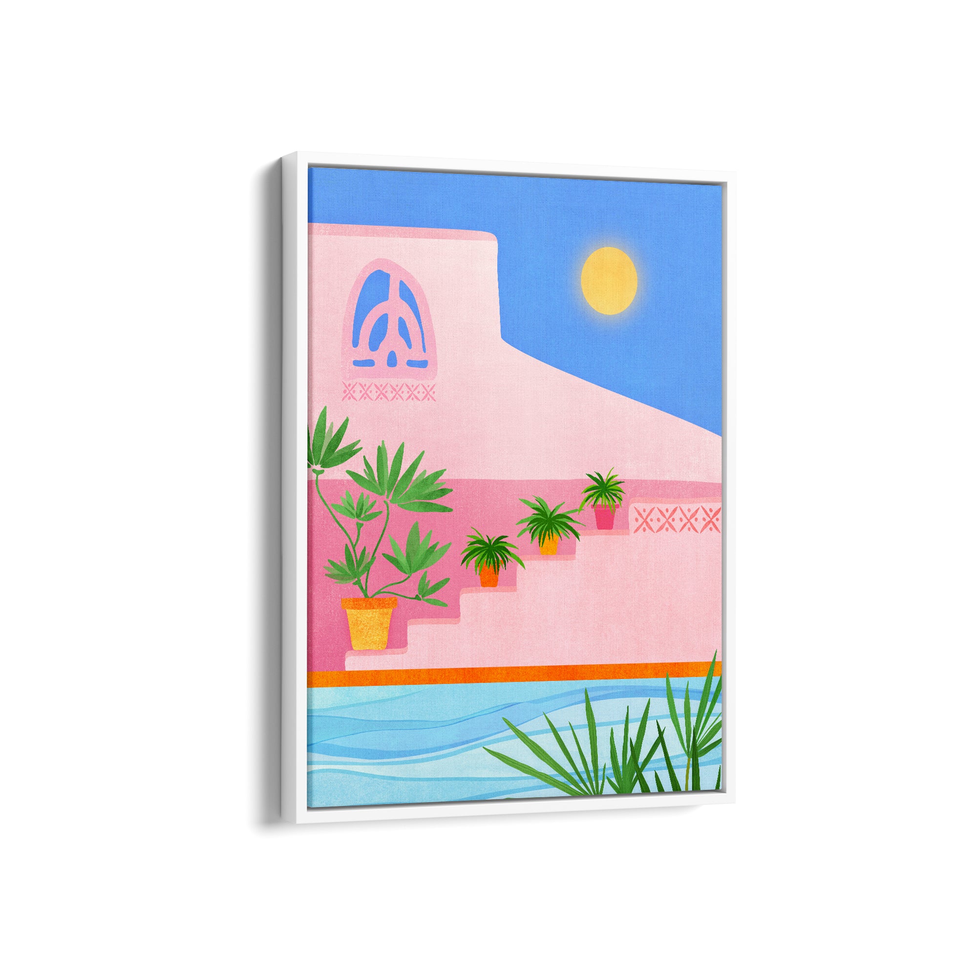 Belize Poolside Wall Art
