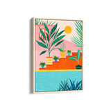 Costa Rica Poolside Wall Art