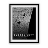 Custom City Street Map Art