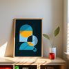 Eminent Compassion Abstract Geometric Modern Wall Art