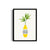 Greenery in Yellow Vase Wall Art
