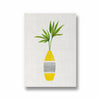 Greenery in Yellow Vase Wall Art