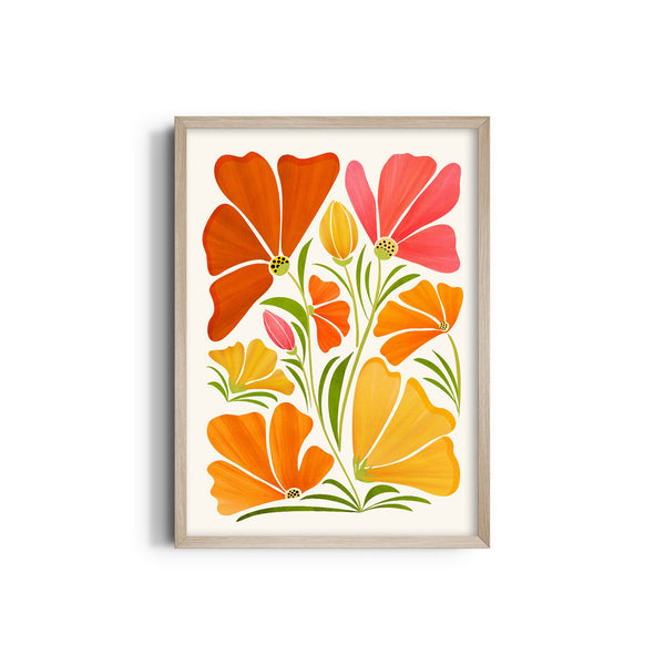 Spring Wildflowers Wall Art