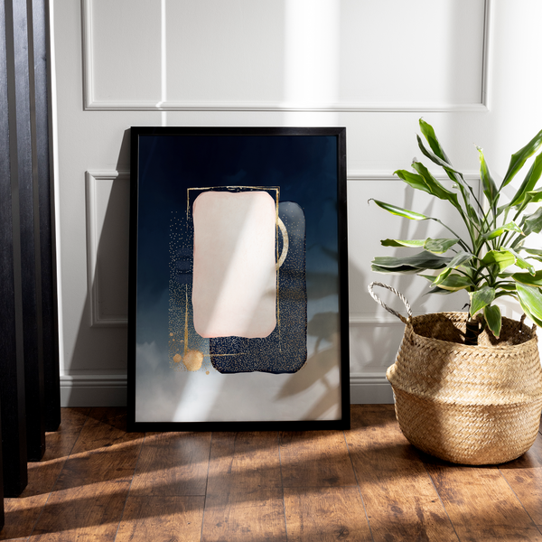 Celestial Drift Abstract Modern Wall Art