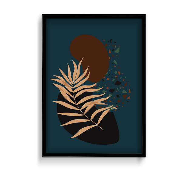 Invincible Autumn Abstract Modern Wall Art