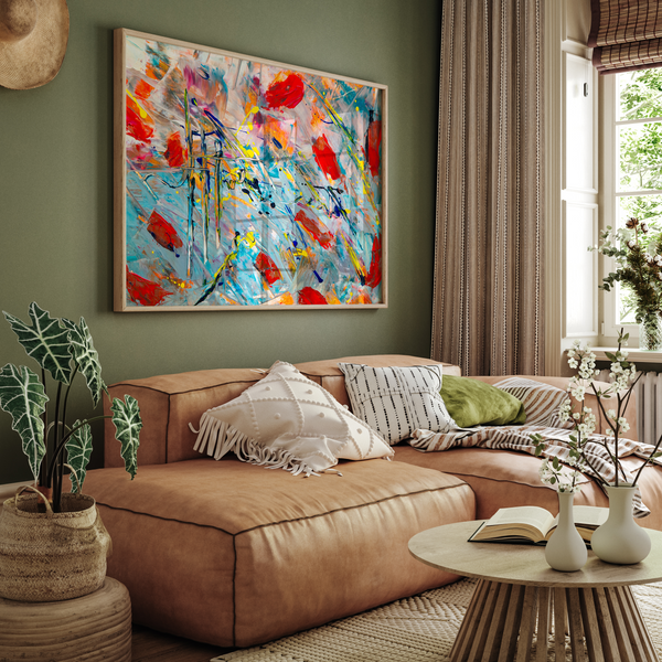 Journey Through Time Abstract Modern Wall Art