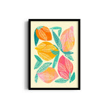 Abstract Mango Wall Art