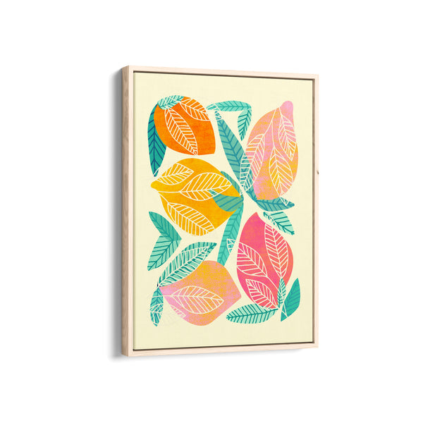 Abstract Mango Wall Art