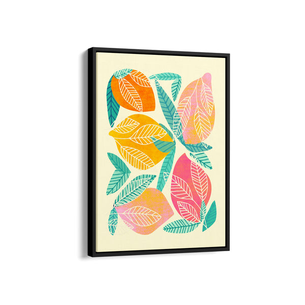 Abstract Mango Wall Art