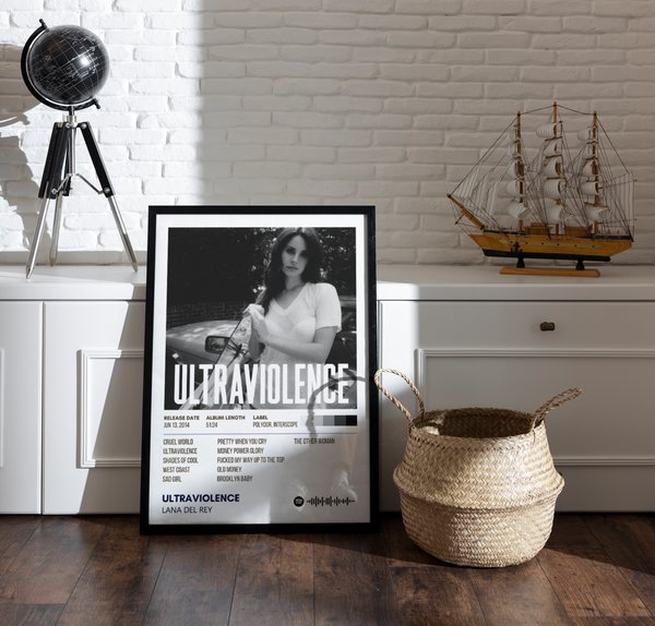 Ultraviolence by Lana Del Rey Album Poster