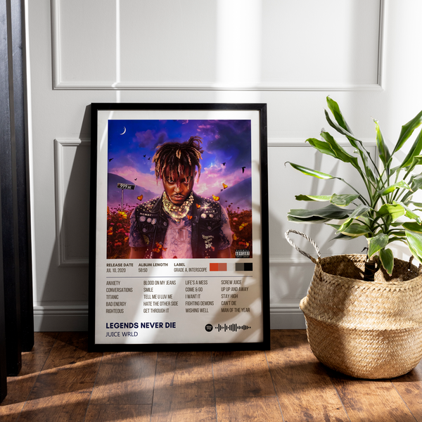 Legends Never Die by Juice Wrld Album Poster