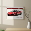 Your only limit is you - Ferrari F8 Spider Wall Poster
