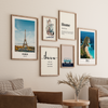 Set of 6 Travel Wall Art
