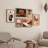 Set of 6 Shades of life Wall Art