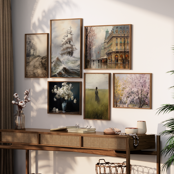 Set of 6 Mix-Modern Wall Art