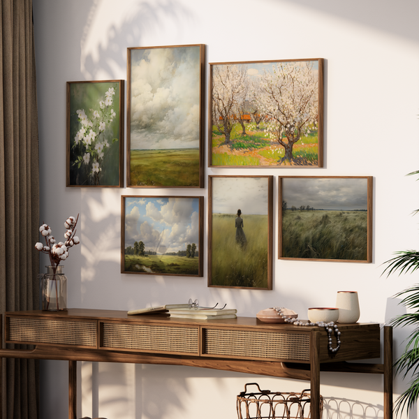 Set of 6 Mix-Modern Wall Art