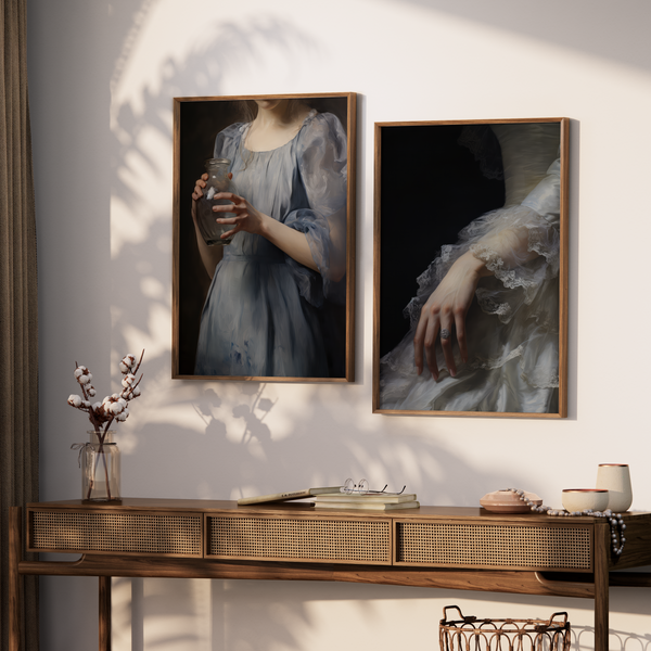 Set of 2 Women Modern Art Wall Art