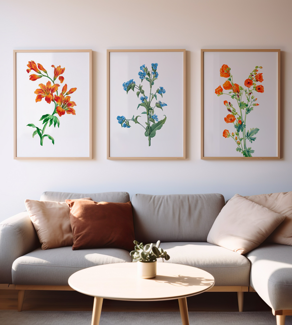 Set of 3 Botanical Wall Art