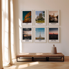 Set of 6 Beautiful Cities Wall Art