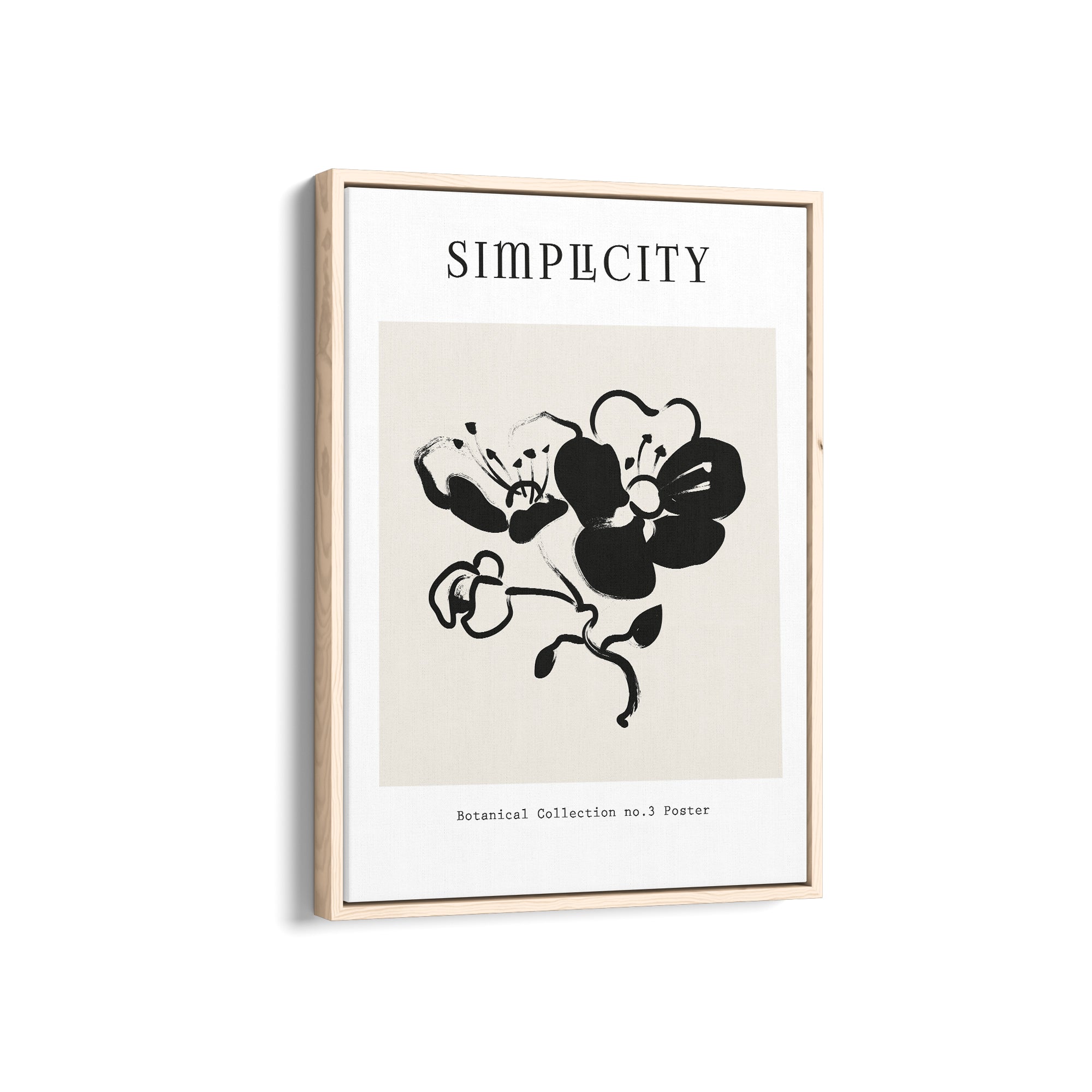 Simplicity Wildflower Waltz Boho Modern Wall Art