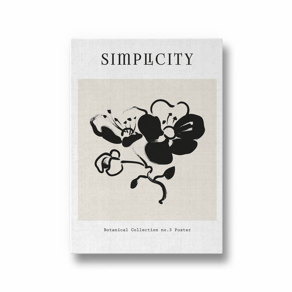 Simplicity Wildflower Waltz Boho Modern Wall Art