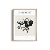 Simplicity Wildflower Waltz Boho Modern Wall Art