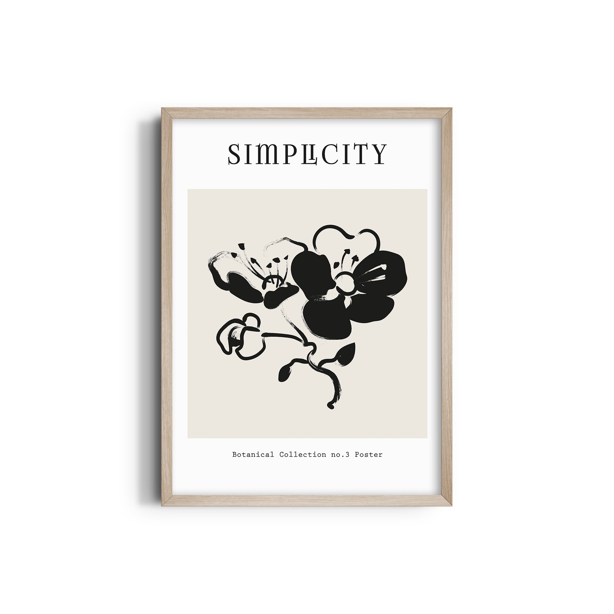 Simplicity Wildflower Waltz Boho Modern Wall Art